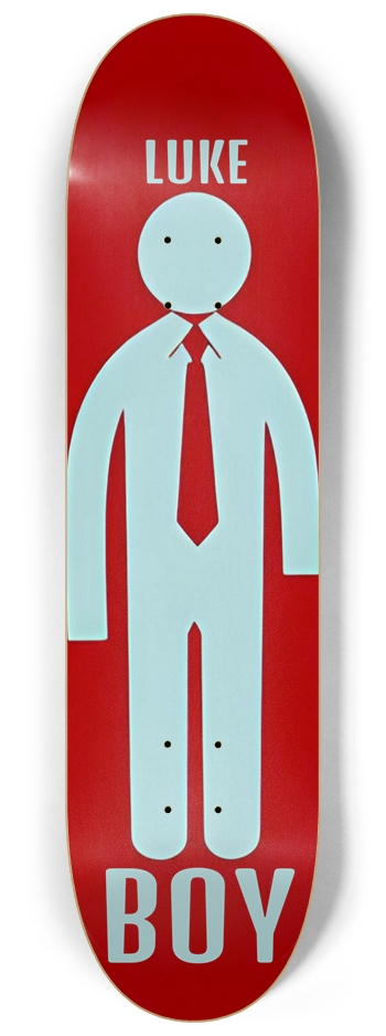 BOY Luke 06 Big Papa Original Bathroom Sign Deck 8-1/4 Skateboard Deck