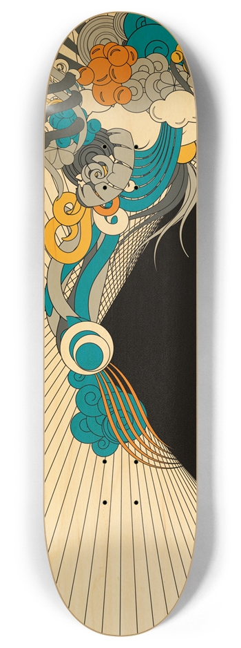 Retro Shifter 8 Inch Skateboard Deck