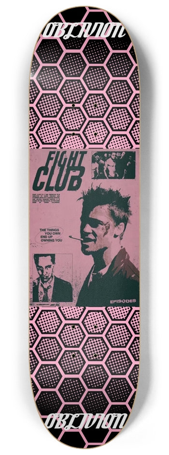 DVD: FIGHT CLUB 8-1/4 Skateboard Deck