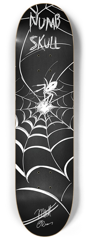 SPIDERWEB- NUMBSKULL 8-1/4 Skateboard Deck