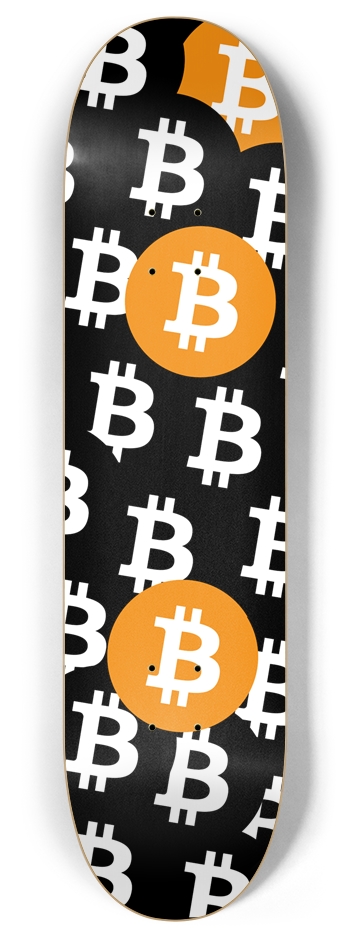 Bitcoin multi legacy  8 Inch Skateboard Deck