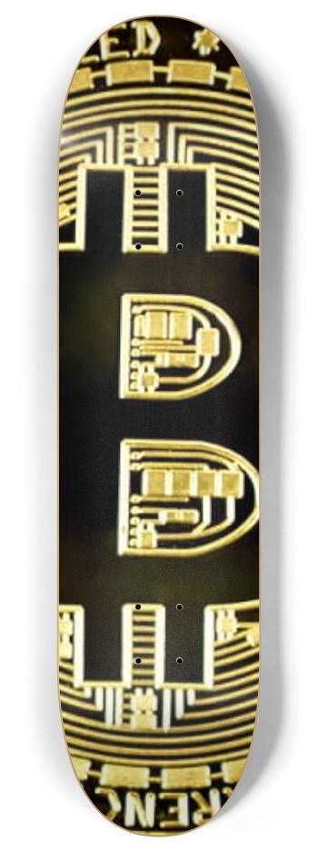 The Coin  8 Inch Skateboard Deck