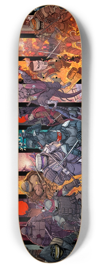 NECA CONNECTING CHARACTERS 8 Inch Skateboard Deck