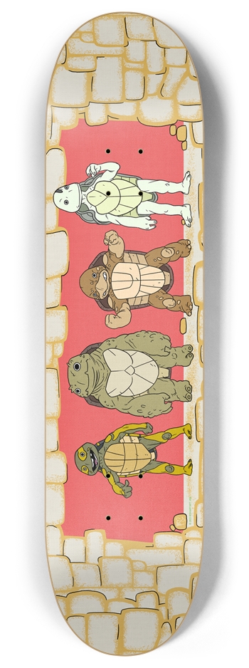 BABY BEDSHEET - RED 8 Inch Skateboard Deck