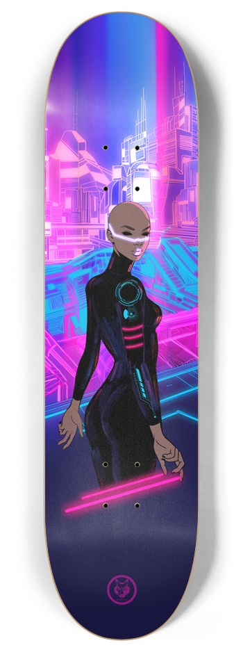 Neon Vixan 8 Inch Skateboard Deck