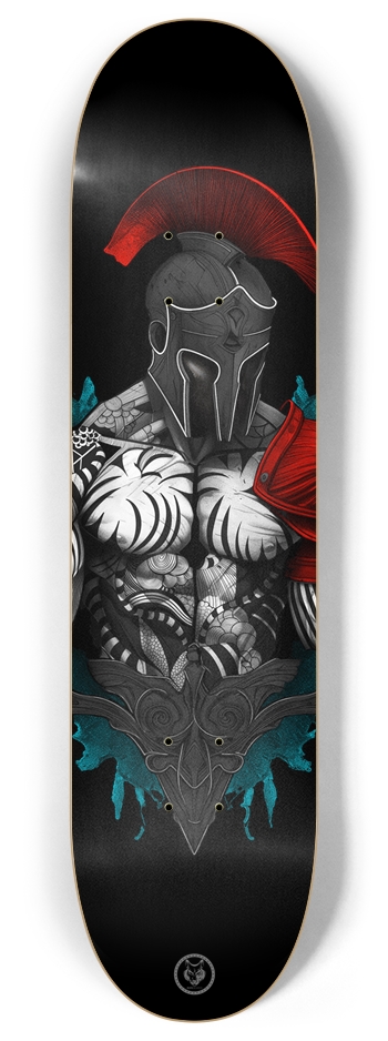 Guardian of Sparta 8 Inch Skateboard Deck