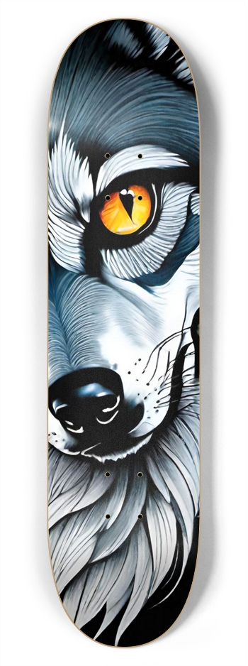 Anime Monkey Deck Husky 01 Deck 7-3/4 Skateboard Deck