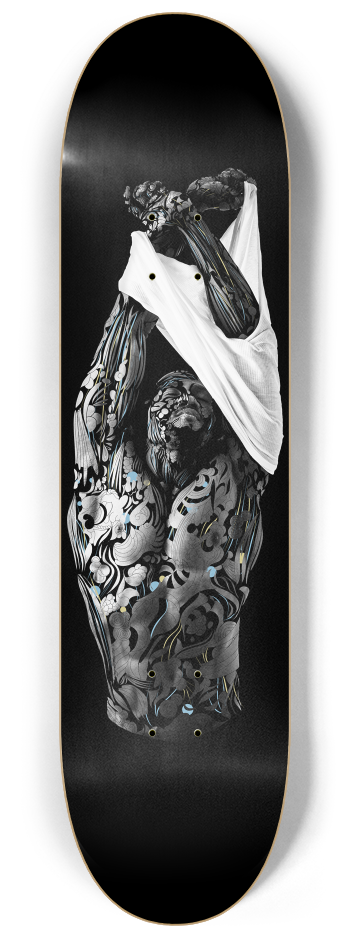"Veil of Serenity" 3-Deck Wall Series #2 8-1/4 Skateboard Deck