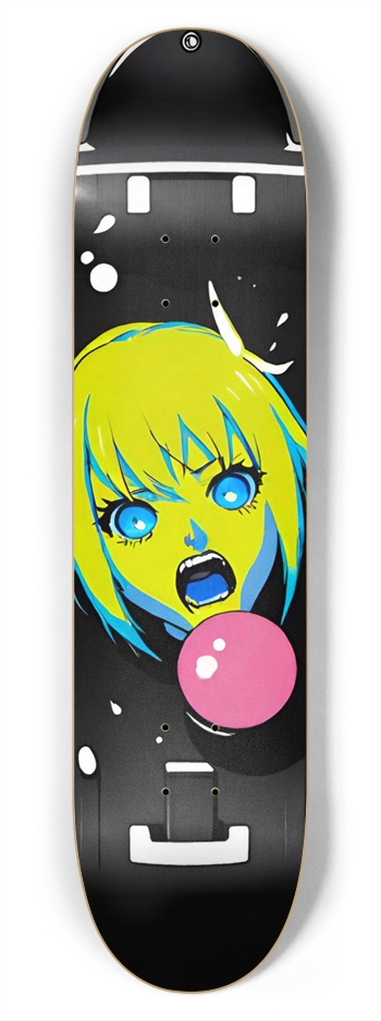 Anime Monkey Girl 01 Deck 7-3/4 Skateboard Deck