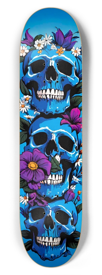 AMAYA Skulls Stack 01 Deck 7-3/4 Skateboard Deck