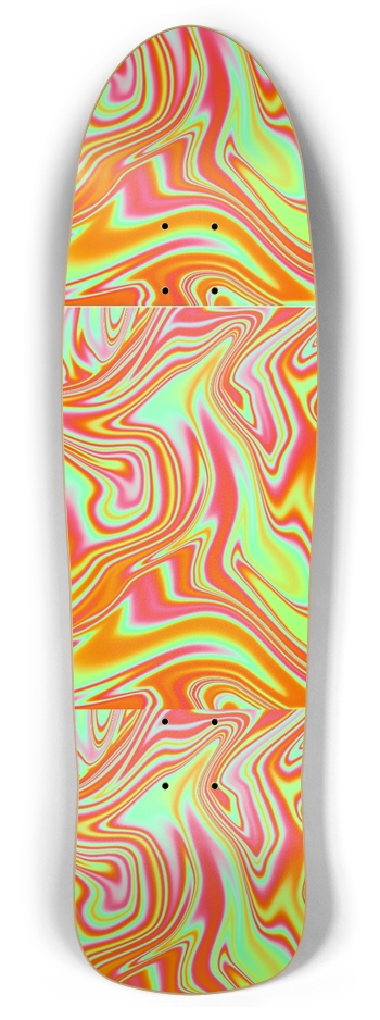 Orange Trippy Sk8 Retro Rocket 
