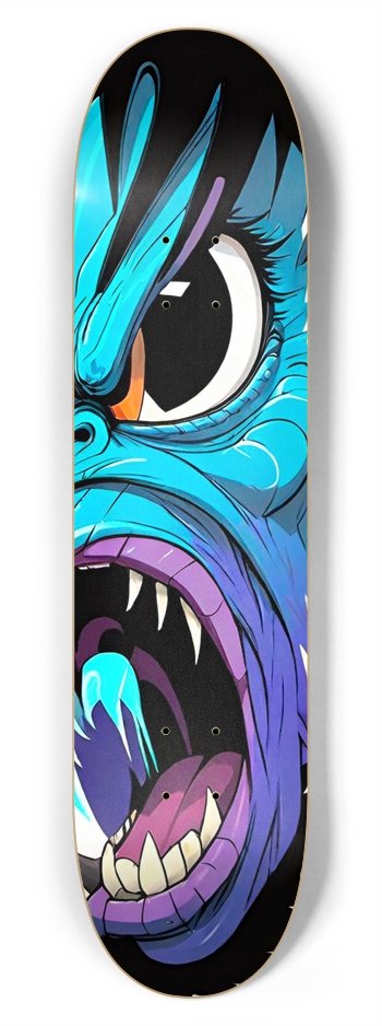 Anime Monkey Piranha Deck 01 7-3/4 Skateboard Deck