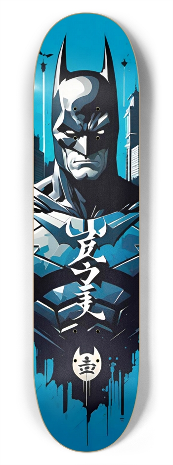 BATWISE BAMBOO Dark Knight 01 Graffiti Deck 7-3/4 Skateboard Deck