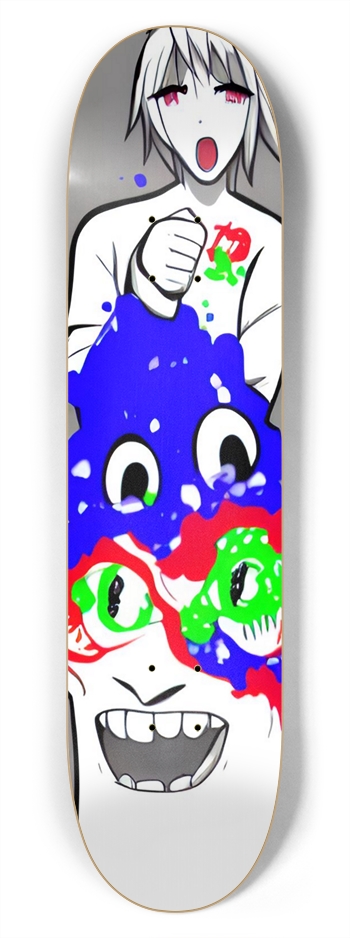 Anime Monkey Hawk Tua Girl 01 7-3/4 Skateboard Deck