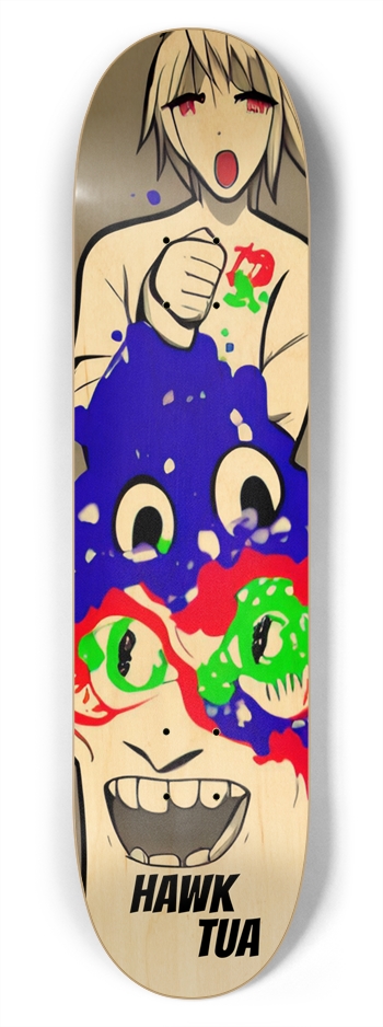 Anime Monkey Hawk Tua Girl 01 7-3/4 Skateboard Deck