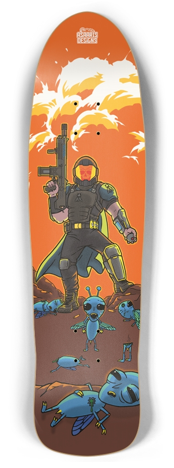 Bug Spray Rocket 8.5" Retro Rocket