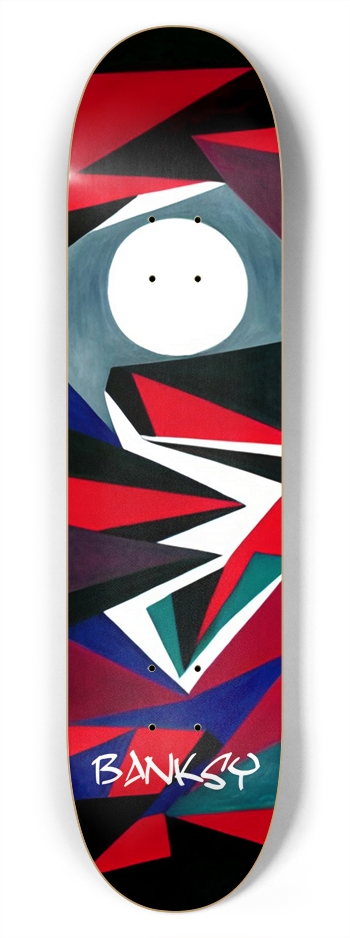 Banksy Deck Graffiti Baller 01 7-3/4 Skateboard Deck