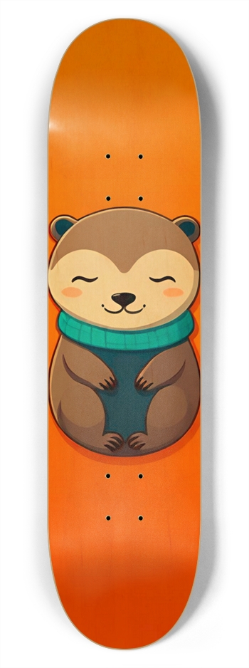 Anime Monkey Otter 01 7-3/4 Skateboard Deck
