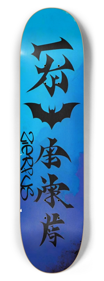 BATWISE BAMBOO Kanji Bat 03 Billy Zierfus Deck 7-3/4 Skateboard Deck