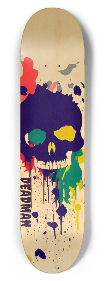 Deadman Graffiti Skull 01 7-3/4 Skateboard Deck