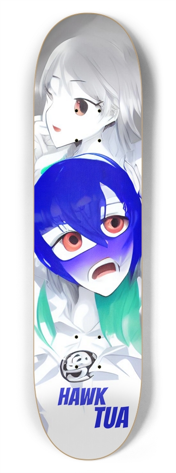 Anime Monkey Hawk Tua Girl 03 7-3/4 Skateboard Deck