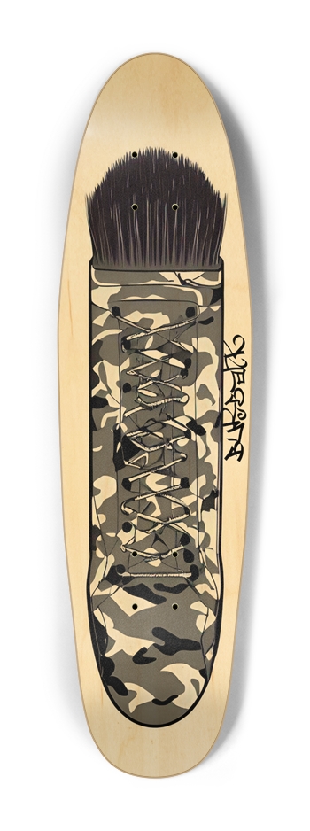 Burbank California Camo Cruiser 01 Cruiser Shape