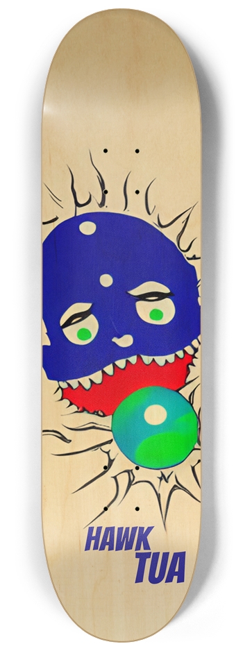 Anime Monkey Hawk Tua Girl 01 8-1/4 Skateboard Deck