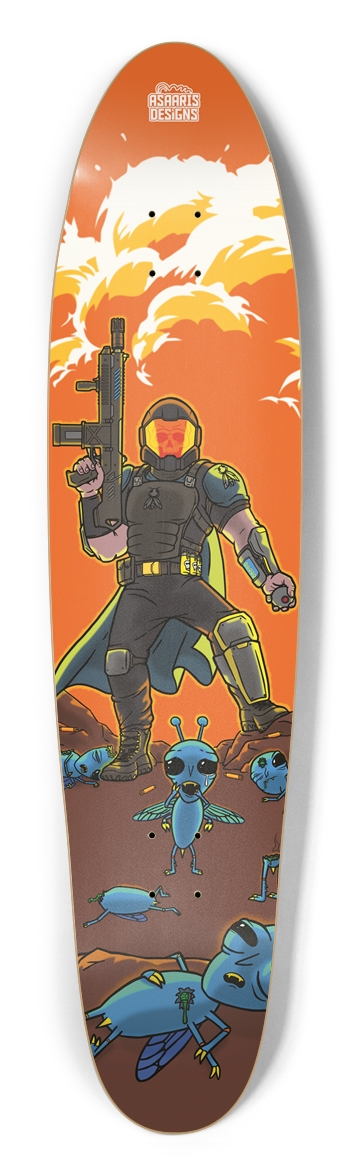 Bug Spray Longboard 9.125" Longboard Shape