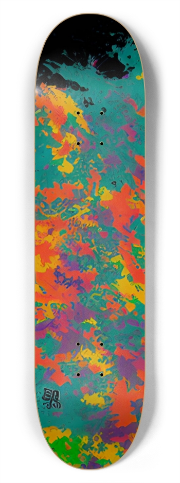 Burbank California Graffiti POP 02 Deck 7-3/4 Skateboard Deck