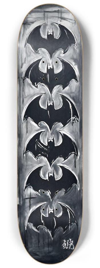 BATWISE BAMBOO BRUCE GRAY 01 8-1/4 Skateboard Deck