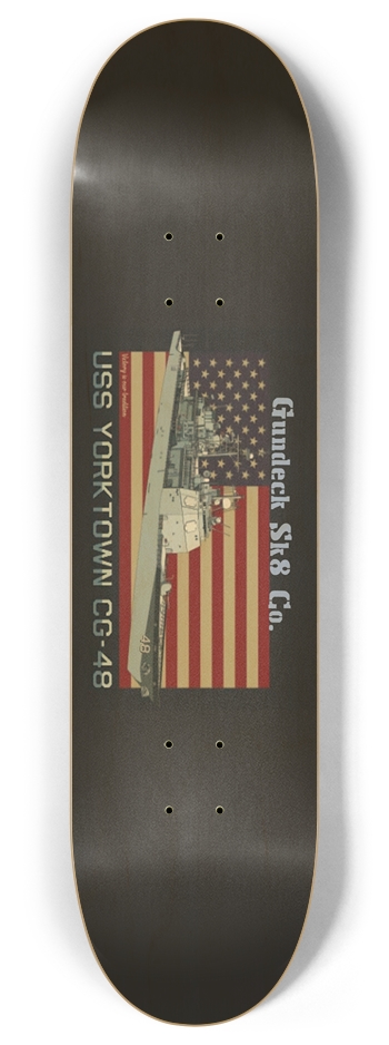 USS Yorktown CG48 8 Inch Skateboard Deck