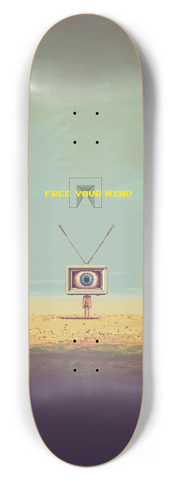 8.5" - Free Your Mind Deck 8-1/2 Skateboard Deck