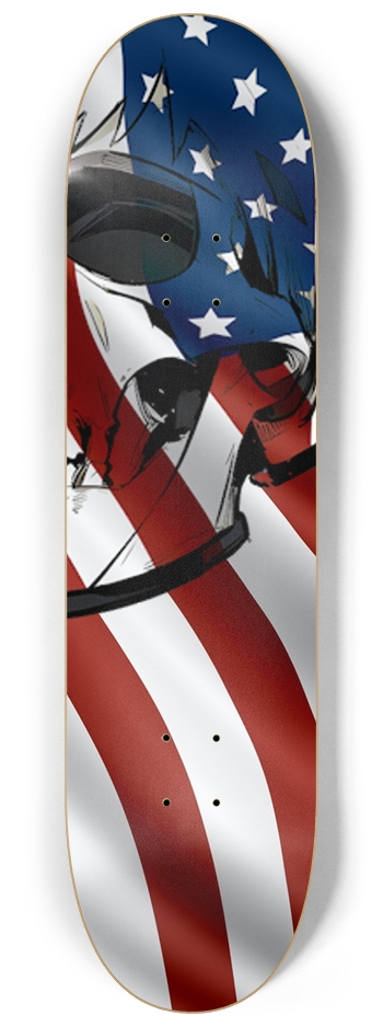 USA NUMBSKULL 8-1/4 Skateboard Deck