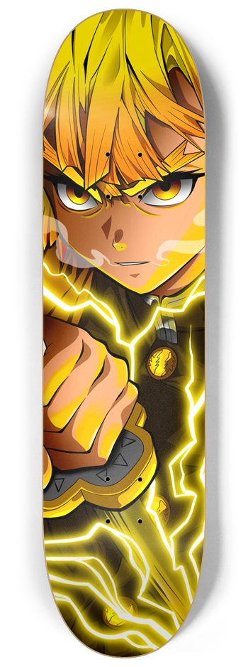Zenitsu - Demon Slayer 8-1/4 Skateboard Deck