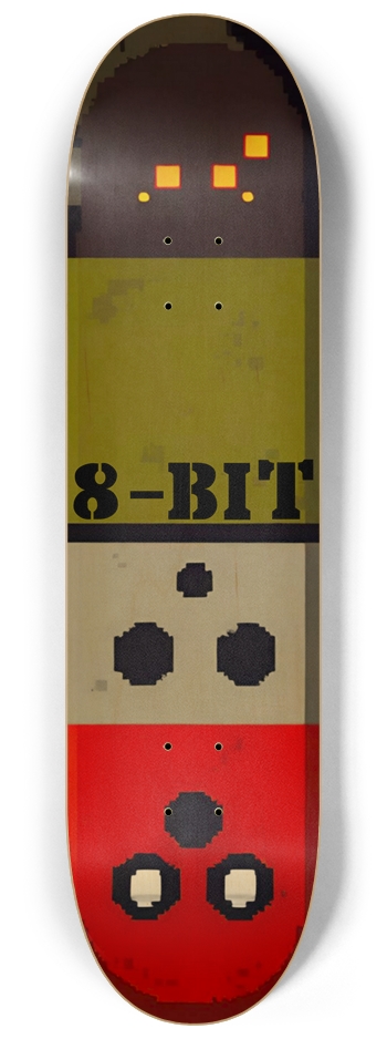 8-Bit Arcade Craft Mine 01 8-1/4 Skateboard Deck