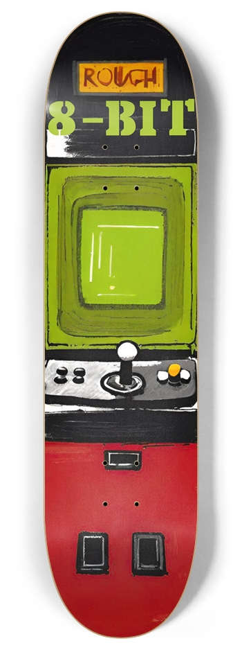 8-BIT ARCADE X 02 8 Inch Skateboard Deck
