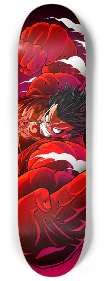 Gear 4 Luffy - One Piece  8-1/4 Skateboard Deck