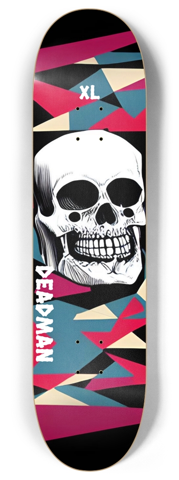 Deadman Skull 02 8 Inch Skateboard Deck