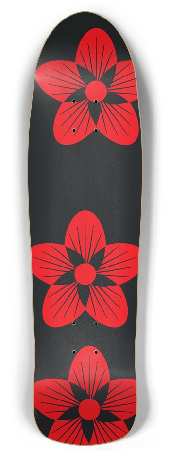 Karate Stars Custom Retro Rocket Skateboard