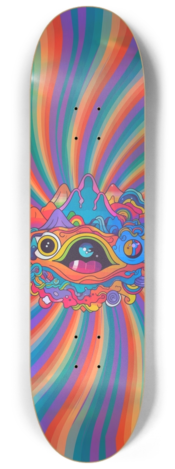 Fisheye Holographic 8 1/4 Popsicle Skateboard 8-1/4 Skateboard Deck