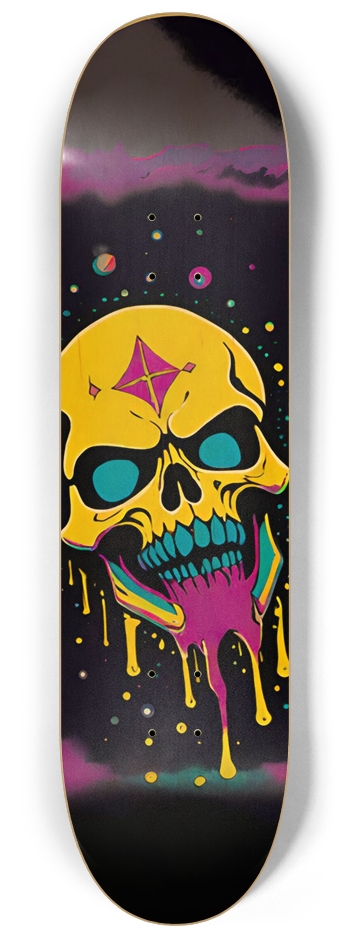 Deadman Skeletor Cosmic Burn 02 8-1/4 Skateboard Deck