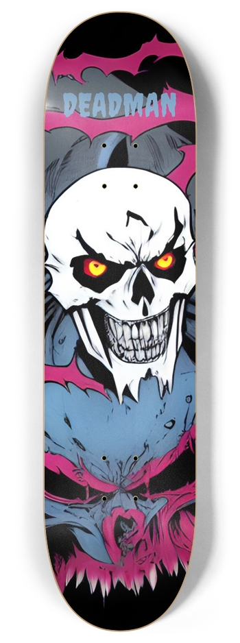 DEADMAN Ned Skull 02 8 Inch Skateboard Deck