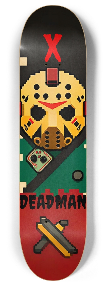 DEADMAN JASON 8-Bit 011 8 Inch Skateboard Deck