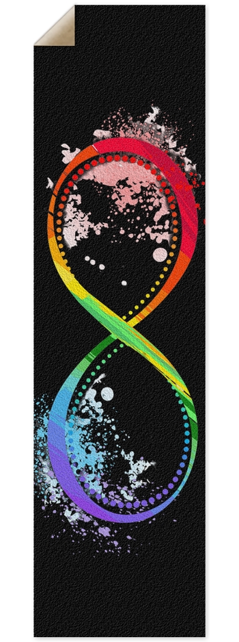 Liquid Rainbow Infinity 9 x 33 Inch Griptape