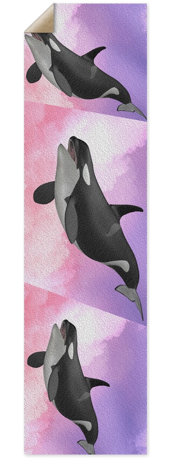 When Orcas Fly Custom Griptape 9 x 33 Inch Griptape