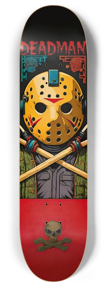 DEADMAN JASON 8-Bit 01 8 Inch Skateboard Deck