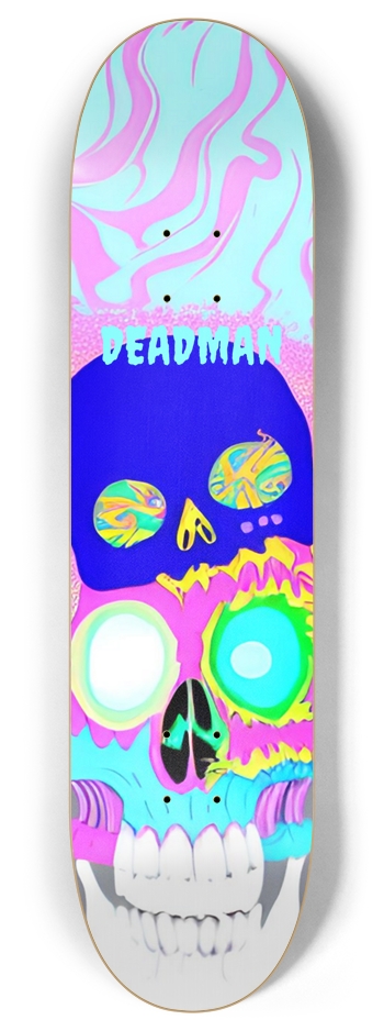 Deadman Neo Skulls 01 8 Inch Skateboard Deck