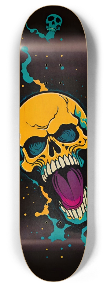 Deadman Skeletor Cosmic Burn 01 8 Inch Skateboard Deck
