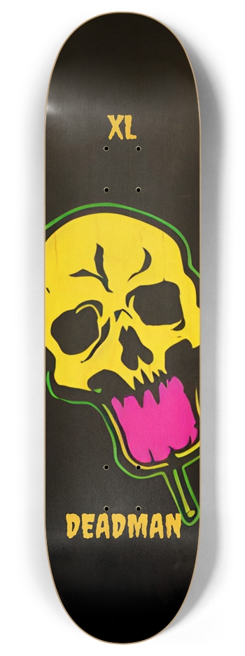 Deadman Skeletor Popsicle Burn 01 8 Inch Skateboard Deck