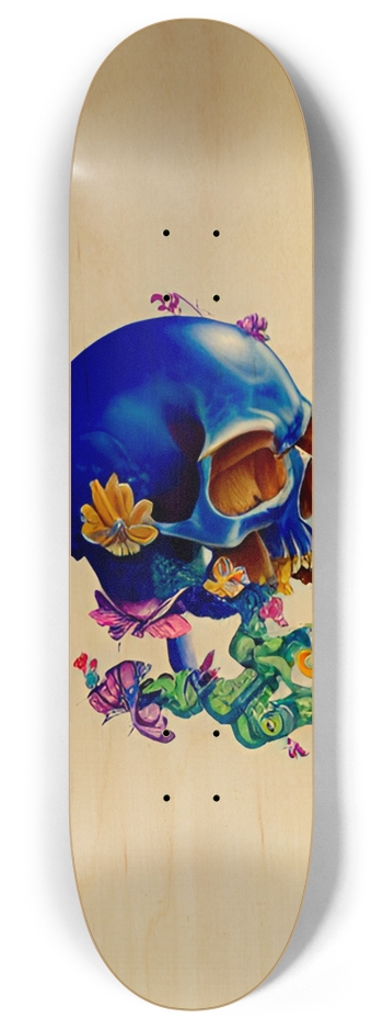 Deadman Nature Skull 01X-Plicit Deck 8 Inch Skateboard Deck